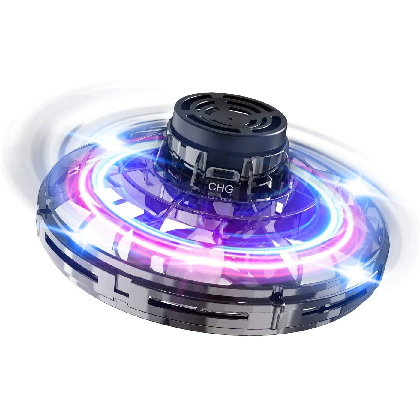 Roclub Flynova Flying Spinner Mini UFO Drone Hand Operated Flyorb Fly Fidget Toys Children Kids Adult Christmas Birthday Gift