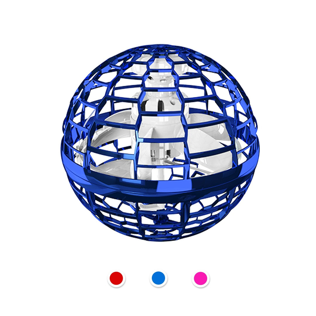 Roclub Flynova Flying Spinner Mini UFO Drone Hand Operated Flyorb Fly Fidget Toys Children Kids Adult Christmas Birthday Gift